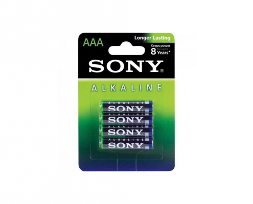 Pilha Alcalina AAA AM4L-B4D com 4 unidades Sony